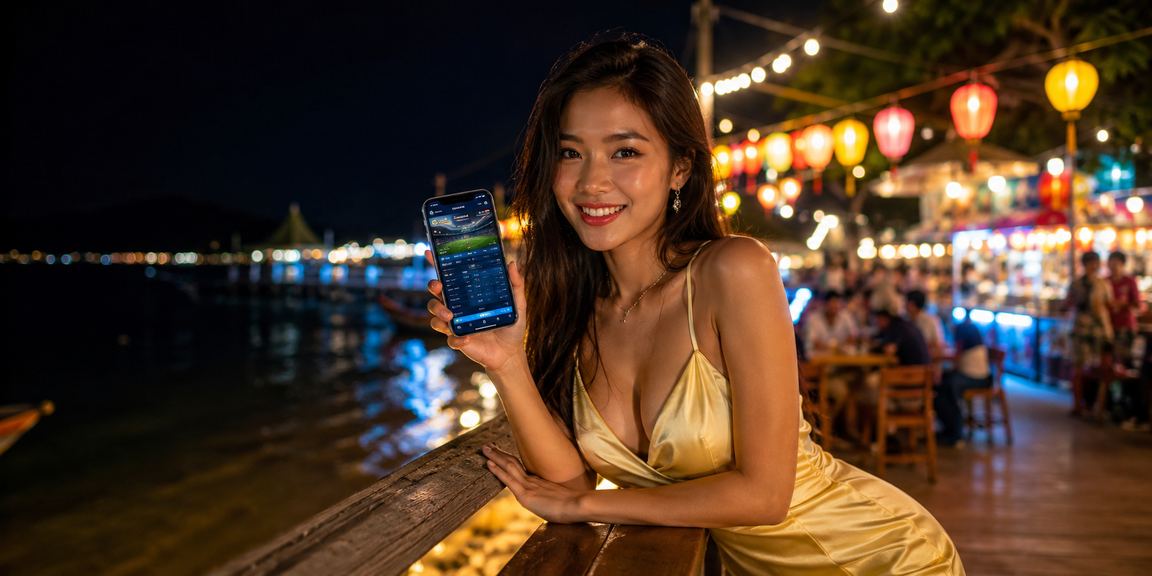 Không khí chợ đêm Phú Quốc về đêm – liên tưởng đến trải nghiệm giải trí casino di động
